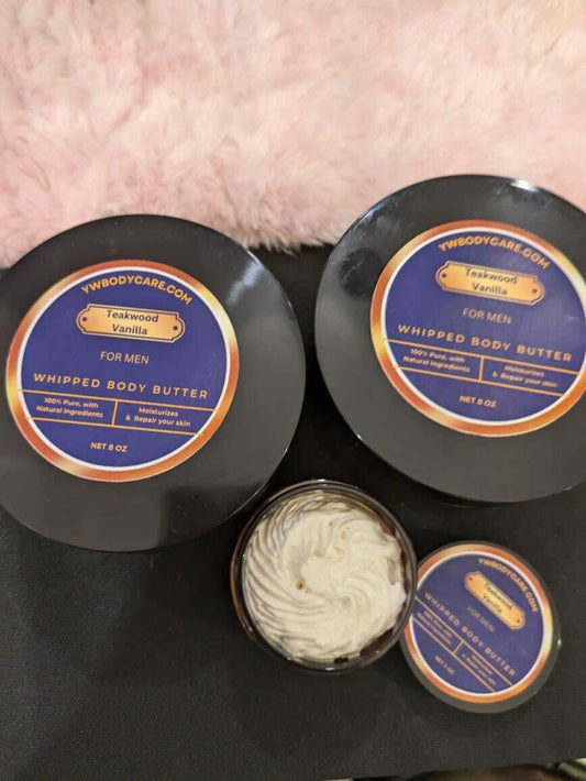 Whipped Sugar Scrub for Him in Cedarwood & Vanilla Scent