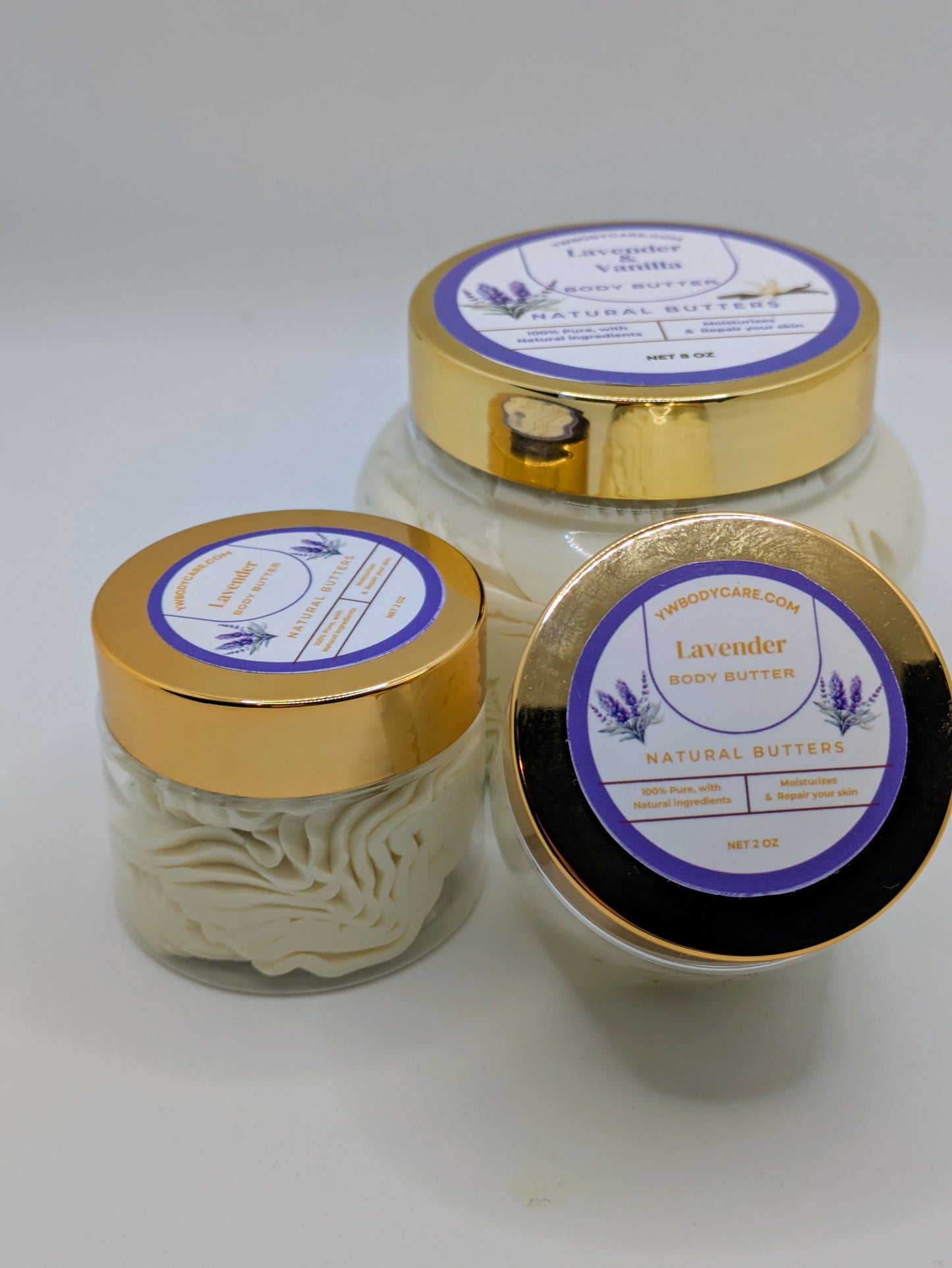 Body Butter "Lavender & Vanilla" 8 oz